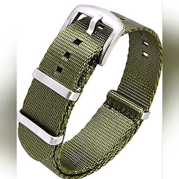 Ritche Military Ballistic Nylon Watch Strap with Heavy Buckle 18, 20, 22mm- New - Picture 2 of 2